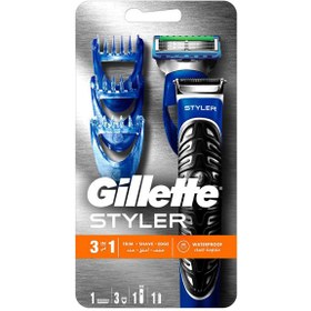 تصویر ست ماشین اصلاح ژیلت مدل Styler ۳ عددی 