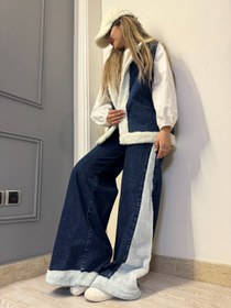 تصویر ست تدی نارگیلی و جین 