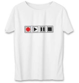 تصویر تی شرت زنانه به رسم طرح کنترل کد 5536 