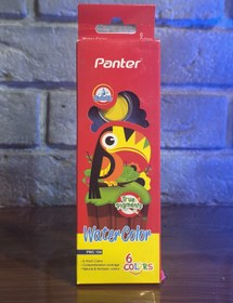 تصویر آبرنگ 6 رنگ پنتر panter water color