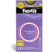 تصویر کاندوم فول پلژر فیستا 12عددی Full pleasure condoms fiesta 12pcs