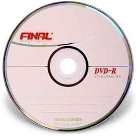 تصویر DVD خام فینال Final بسته ۵۰ عددی 