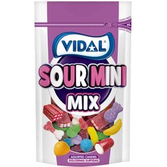 تصویر پاستیل ویدال میکس ترش 180 گرم Vidal Sour Mini 