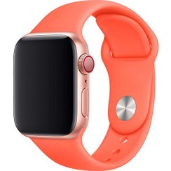 تصویر بند سیلیکونی اپل واچ موجود در رنگ های متفاوت Silicone band for smart watch