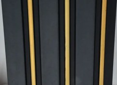 تصویر ترمو وال 17ونیم سانت بتنی تیره لاین طلایی D17-33 