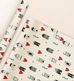 تصویر 3 برگ کاغذ کادو مخمل – 1121 