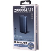 تصویر پاور بانک فست شارژ 20000 ریمکس Remax RPP-213 QC PD 22.5W Remax RPP-213 22.5W QC PD 20000mAh Power Bank