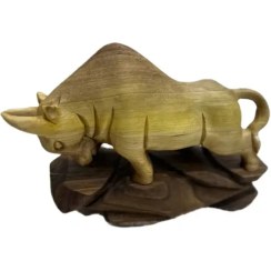 تصویر مجسمه گاومیش 