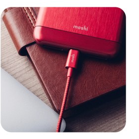تصویر کابل USB ا Moshi USB to Lightning Cable 120cm Kevlar Integra Moshi USB to Lightning Cable 120cm Kevlar Integra