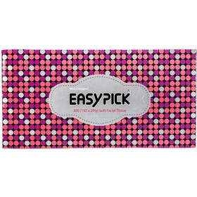 تصویر دستمال کاغذی جعبه ای معمولی ایزی پیک 150 برگ دو لایه 