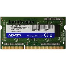 تصویر رم لپ تاپ 4 گیگ Adata DDR3-PC3L-1600-12800 MHZ 1.35V 