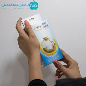 تصویر باند تنیس البو نئوپرنی پاک سمن کد 133 کرمی سایز S Paksaman Tennis Elbow Band Neoprene Cream code 133