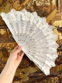 تصویر بادبزن عروس کد ۳۱۲ 