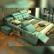 تصویر تخت خواب هوشمند مدل مونیکا 