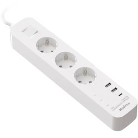 تصویر چندراهی برق Hadron مدل 343 - سفید 