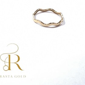 تصویر انگشتر مینیمال موج 