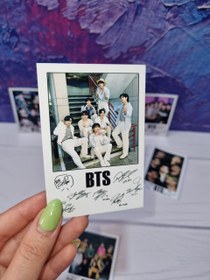 تصویر یک عدد پولاروید فوتو کارت عکس آویز طرح بی تی 21 بی تی اس سایز 7 و نیم در 9 - 6 Polaroid btsbt21