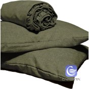 تصویر نیم ست ملحفه مادام کوکو سبز تیره 