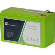 تصویر باتری سیلد اسید 12V/9AH فاران FEl 12V/9AH FEI SOLAR BATTERY