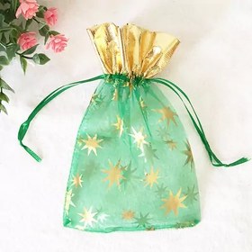 تصویر کیسه های توری یا حریر طرح دار مناسب جهت گیفت 100 عددی Lace or patterned silk bags suitable for gifts