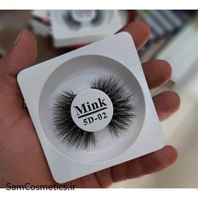 تصویر مژه مصنوعی پنج بعدی Mink مدل E111-02 ورژن Vergen E111-02 Mink 5D Eyelash