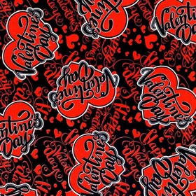 تصویر کاغذ کادو گلاسه طرح قلب 