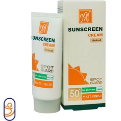 تصویر کرم ضدآفتاب ضدلک اسپارت گارد مات SPF50 پوست چرب بی‌رنگ مای 