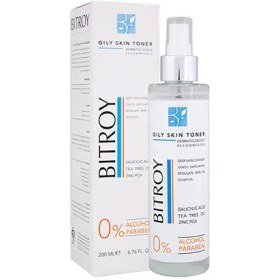 تصویر تونر پاک کننده بیتروی مناسب پوست چرب 200 میل Bitroy Cleansing Toner And Anti Pollution for oily skin 200ml