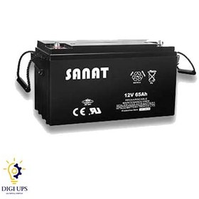 تصویر باتری یو پی اس 12 ولت 65 آمپر صنعت Sannat HRA12-65 VRLA Battery