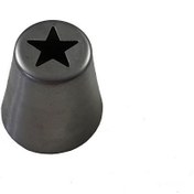 تصویر ماسوره سه بعدی قنادی طرح ستاره ارتفاع 4 سانت 