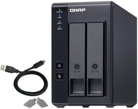 تصویر QNAP TR-002 2 Bay Desktop NAS Expansion - Optional Use as a Direct-Attached Storage Device - ارسال 15 الی 20 روز کاری 