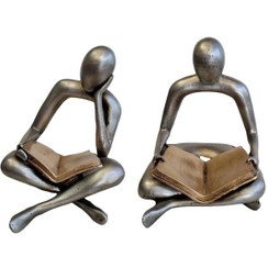 تصویر مجسمه مدل کتابخوان کد 2 بسته دو عددی 