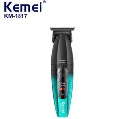 تصویر ریش‌تراش خط‌زن و صفرزن کیمی مدل Kemei-1817 رنگ آبی 