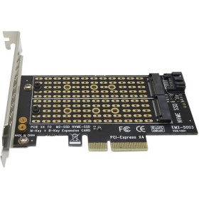 تصویر کارت توسعه PCI-E افزایش M.2 NVME مدل EM2-5003 