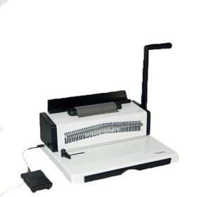 تصویر دستگاه صحافی مارپیچ مدل AX 9080A ا Spiral Binding Machine AX 9080A Spiral Binding Machine AX 9080A