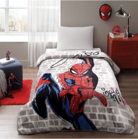 تصویر Özdilek پتوی کودکانه تک نفره Spiderman Super Hero Disney 160x220 