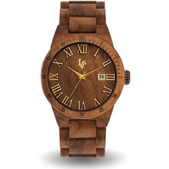 تصویر ساعت مچی مردانه مدل Pardis تک تقویم چوب گردو 
