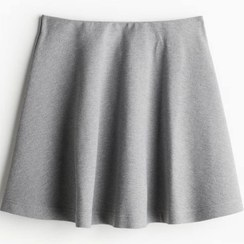 تصویر دامن کلوش طوسی اچ اند ام- H&M 