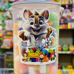 تصویر لگو سطلی ۵۲۰ تکه لی‌لی توی مناسب خردسال و کودک 