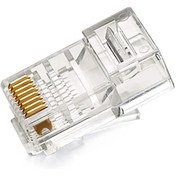 تصویر سوکت شبکه RJ45 Cat5 UTP فول FULL RJ45 Cat5 UTP Network Socket