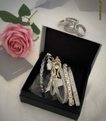 تصویر ست دستبند وانگشتر ،کارتیر،ایکس،جواهری،بولگاری 