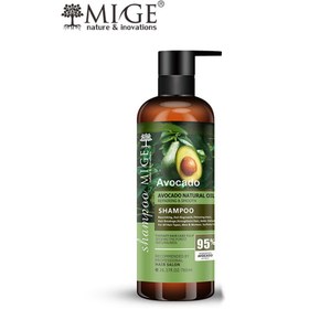 تصویر شامپو بدون سولفات آووکادو میگ Mige Avacodo Natural Oil Shampoo 