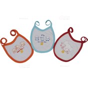 تصویر پیش بند chicco پفکی خرس کد 10766 