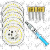 تصویر چیپ ال ای دی ۲۳ وات سفید مهتابی تایوانی پک ۵ عددی 