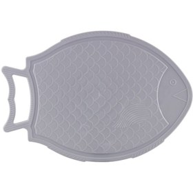 تصویر تخته گوشت مدل خط دار ماهی - پوست پیازی 