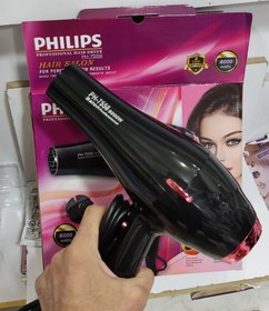 تصویر سشوار حرفه ای فیلیپس مدل ph_7558 ا professional hair dryer PHILIPS ph_7558 طراحی ظاهری شیک و ارگونومیک 3 درجه دما و دو درجه سرعت فیلتر هوای قابل جدا شدن دکمه ی هوای سرد فناوری تولید یون دارای سری متمرکز کننده هوا موتور AC قدرتمند طول سیم 1.9 متر