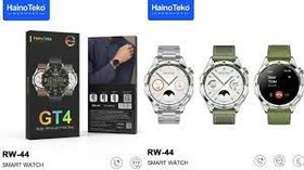 تصویر ساعت هوشمند جدید و جذاب هاینوتکو GT4- Rw-44 کیفیت عالی - مشکی ا smart watch haino teko GT4- RW44 smart watch haino teko GT4- RW44