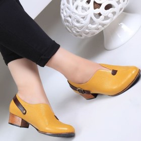 تصویر کفش زنانه تمام چرم کد 11023 