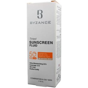 تصویر کرم ضد آفتاب SPF50+ بیزانس مناسب پوست چرب شماره 20 رنگ بژ طبیعی حجم 40 میلی لیتر ضد آفتاب صورت مدل کرم ضد آفتاب SPF50+ بیزانس مناسب پوست چرب شماره 20 رنگ بژ طبیعی چرب و مختلط SPF 50 حجم 40 میلی لیتر برند بیزانس بژ طبیعی