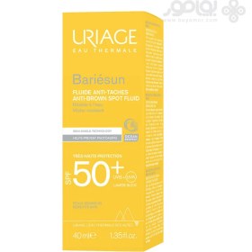 تصویر ضد آفتاب ضد لک اوریاژ سری بریسان SPF50 مدل ANTI TACHES حجم 40 میل URIAGE BARIESUN ANTI BROWN SPOT FLUID SUNSCREEN SPF50